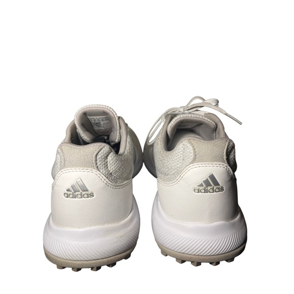 Adidas Tech Response 2.0 Golf Shoes Mens 10 White Grey Spiked FW2221 - Picture 5 of 8